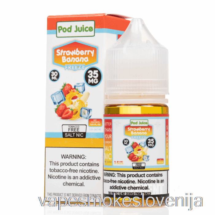Vape Za Enkratno Uporabo Zamrznitev Jagodna Banana - Sok Iz Stroka - 30ml 35mg